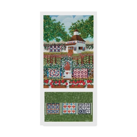 Anthony Kleem 'Carriage House Garden' Canvas Art,10x19